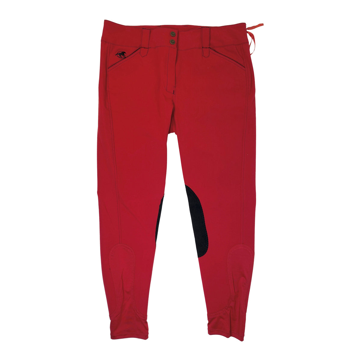 SmartPak Piper Breeches in Barn Red/ Black Beauty