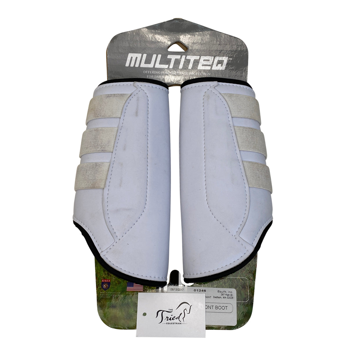 EquiFit 'MultiTeq' Front Boots in White