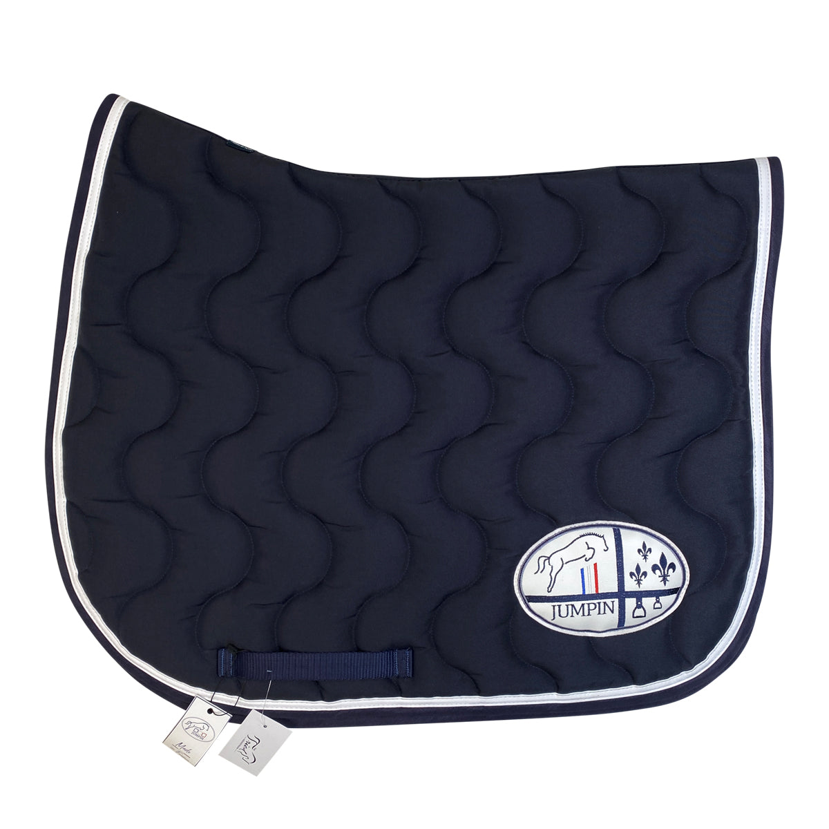 Jump'In 'Écusson' Saddle Pad in Navy