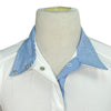 Beacon Hill Talent Yarn Show Shirt in White/Blue Houndstooth