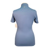 TKEQ 'Quinn' Short Sleeve Shirt in Sea Blue