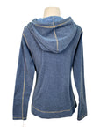 Noble Equestrian Hooded Fleece Sweater in Navy