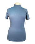 TKEQ 'Quinn' Short Sleeve Shirt in Sea Blue