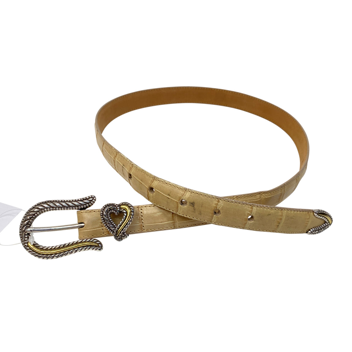 Brighton Heart Belt in Cream
