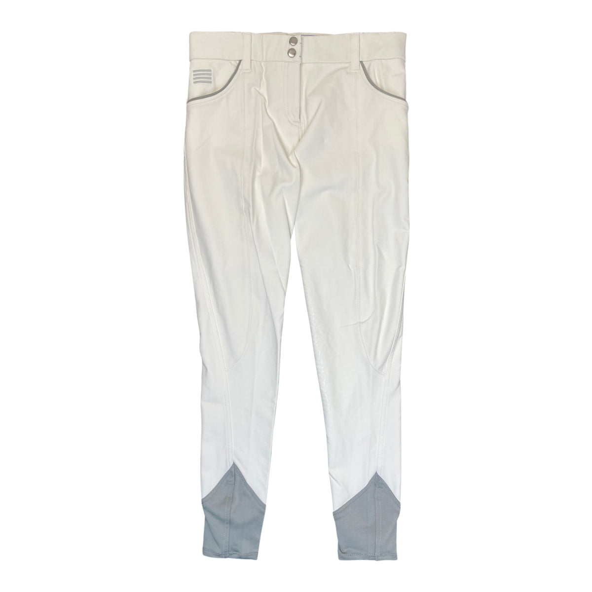 Front Of GhoDho 'Aubrie Pro Meryl' Breeches in White - Women's 28