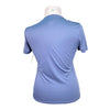 Asmar Equestrian Ruffle Show Shirt in Steel Blue
