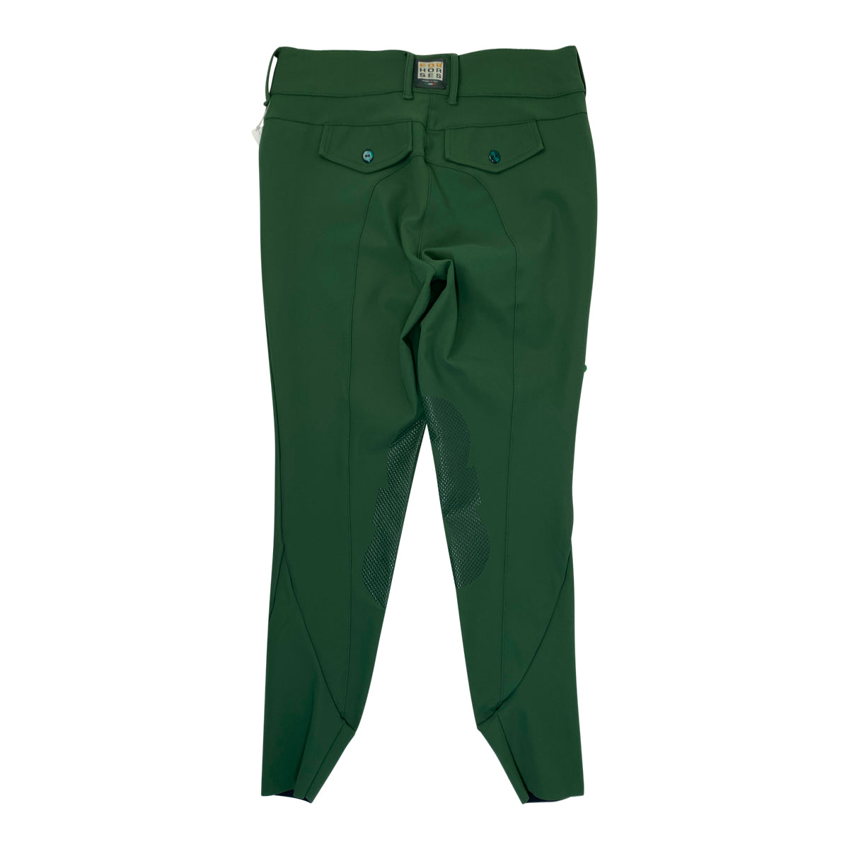 Back of For Horses 'Ennie' Breeches in Emerald - Women's IT 44 (US 30)