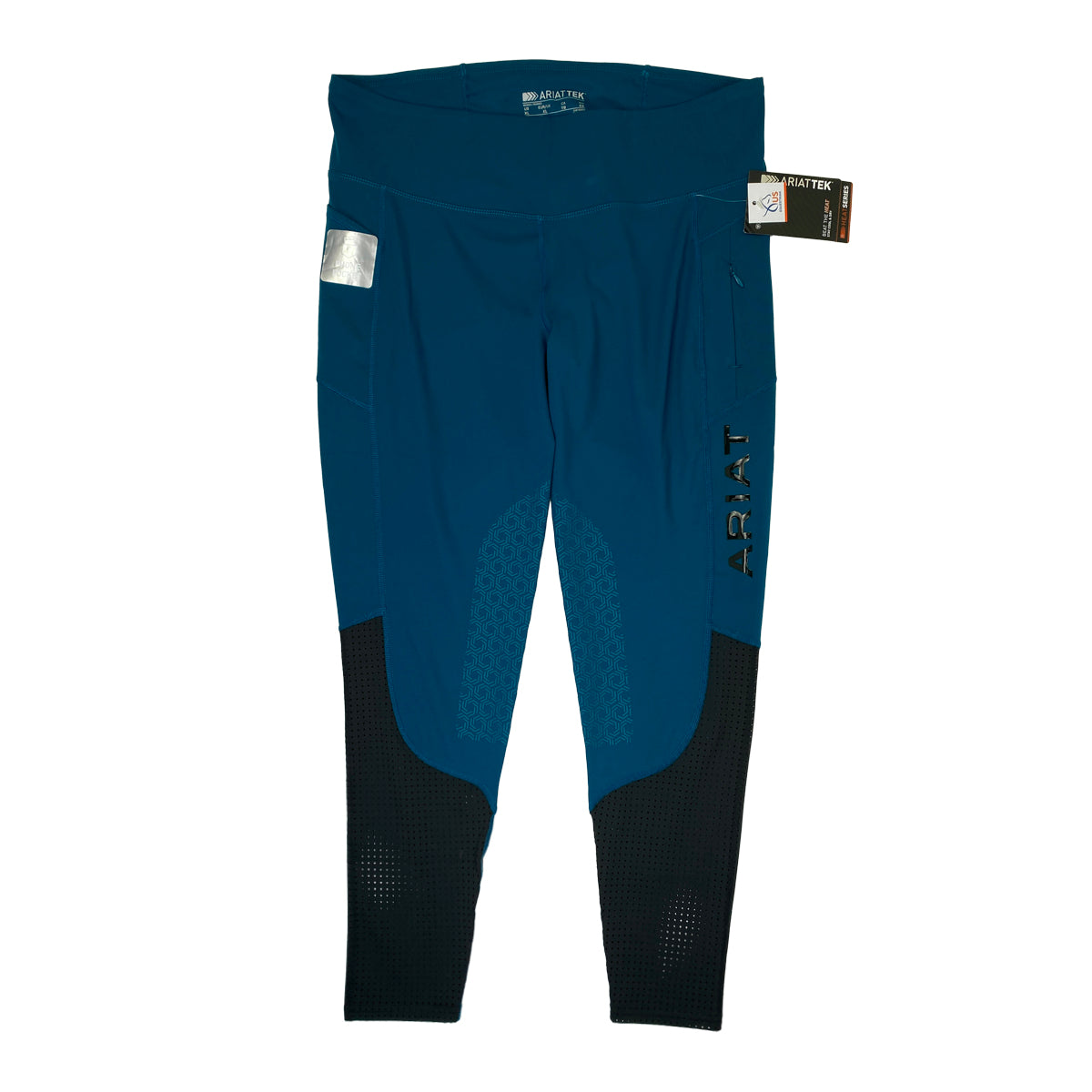 Ariat Eos Knee Patch Tights in Blue