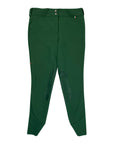 Front of For Horses 'Ennie' Breeches in Emerald - Women's IT 44 (US 30)