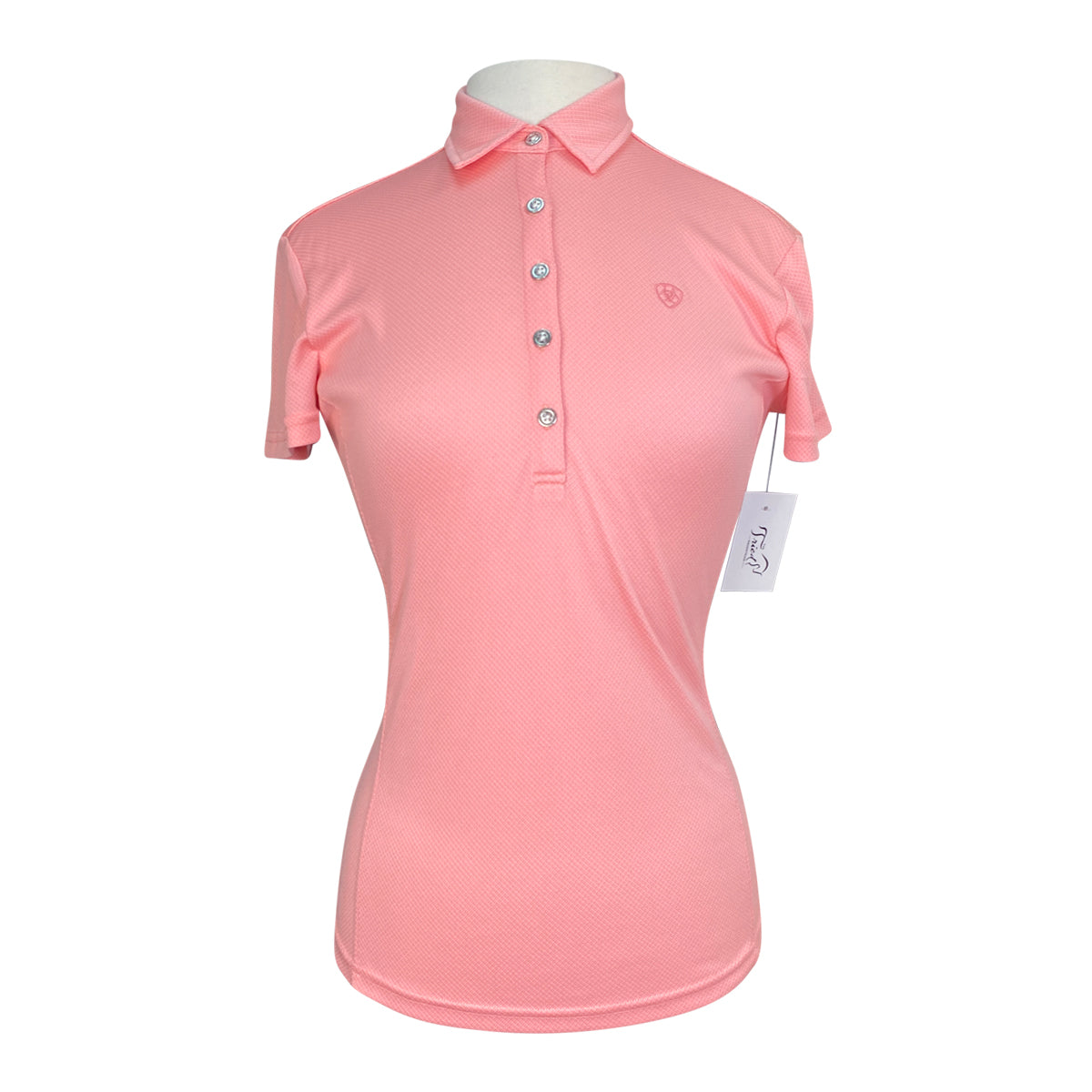 Ariat TEK Heat Series Polo Shirt in Pink 