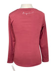 Kingsland Long Sleeve Training Shirt in Burgundy