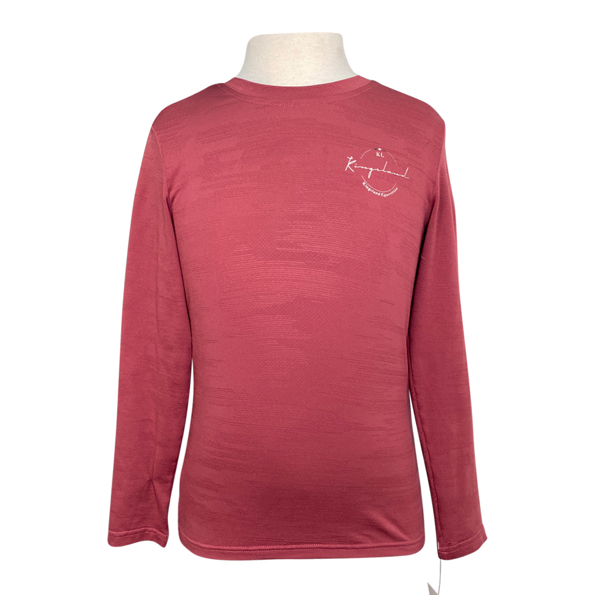 Kingsland Long Sleeve Training Shirt in Burgundy
