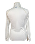 Equinavia Long Sleeve Competition Shirt in White - Women's Large
