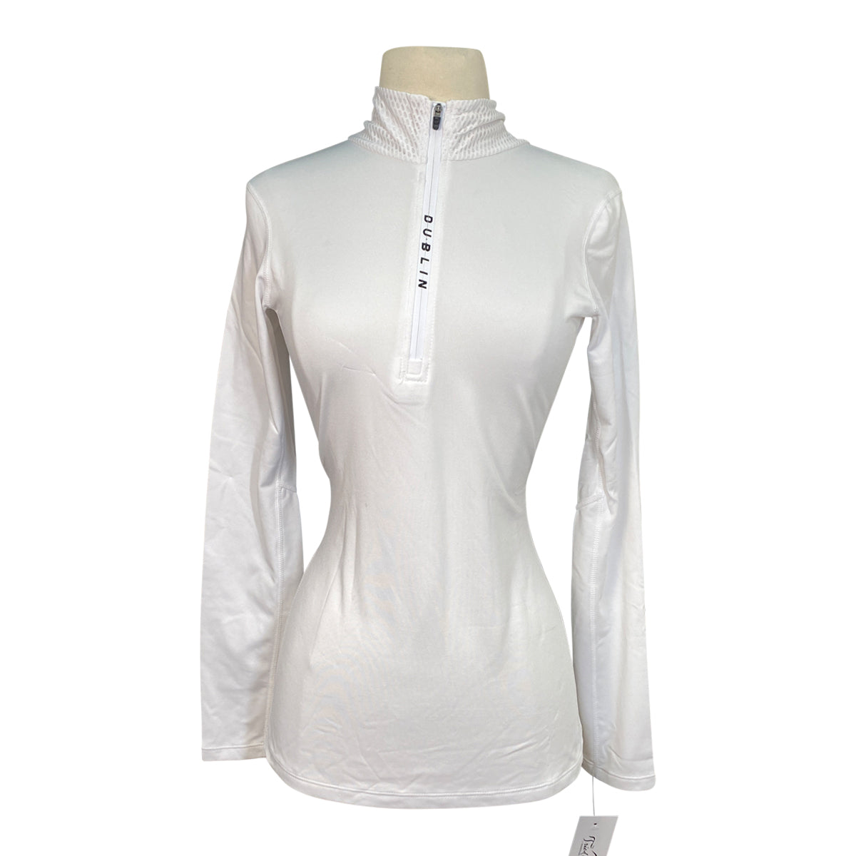 Black by Dublin 'Leslie' Thermal Top in White
