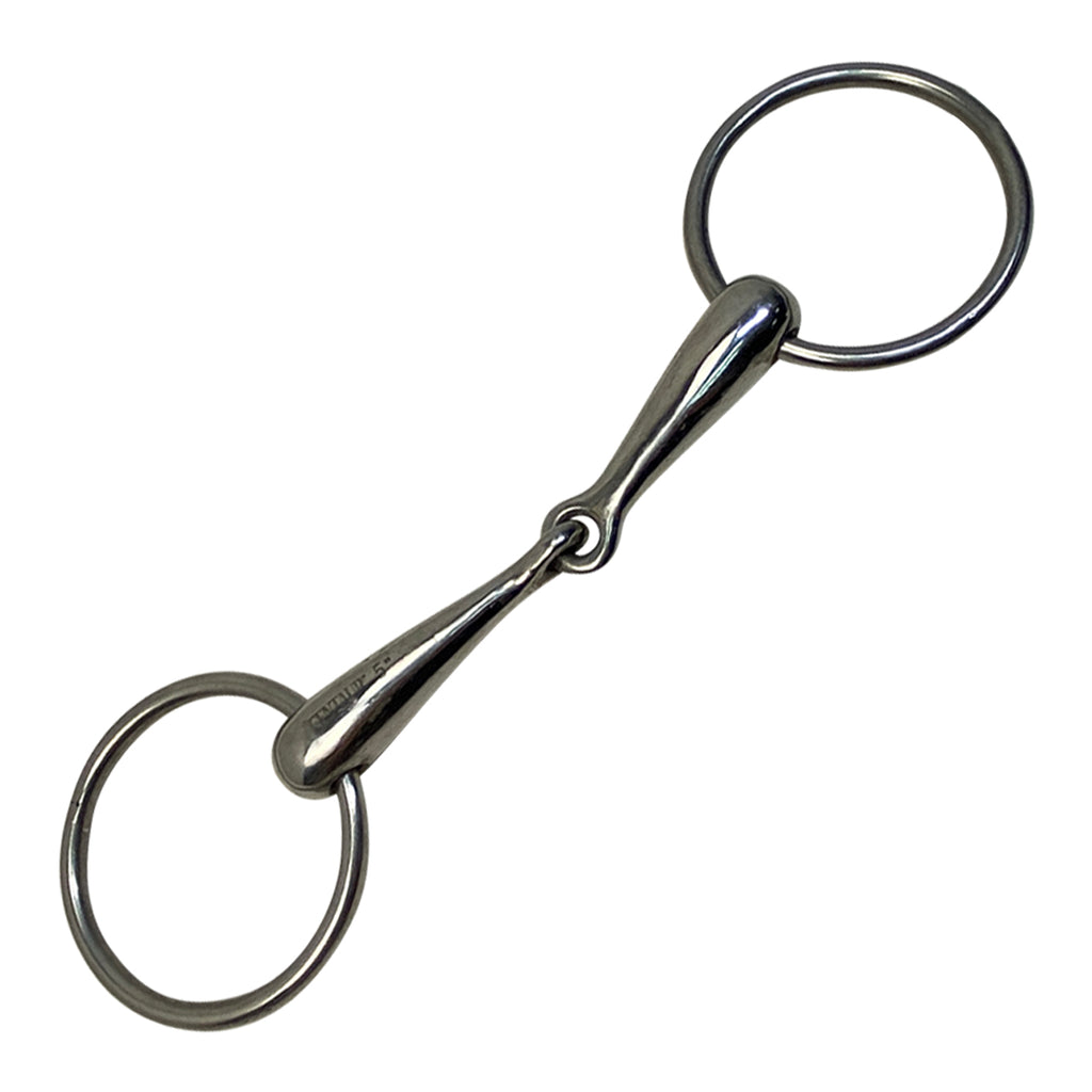 Centaur Hollow Mouth Loose Ring Snaffle Bit in Stainless Steel 