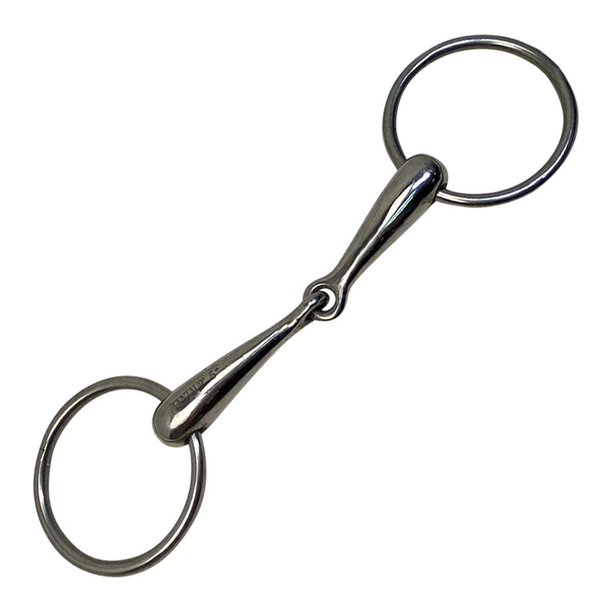 Centaur Hollow Mouth Loose Ring Snaffle Bit in Stainless Steel 