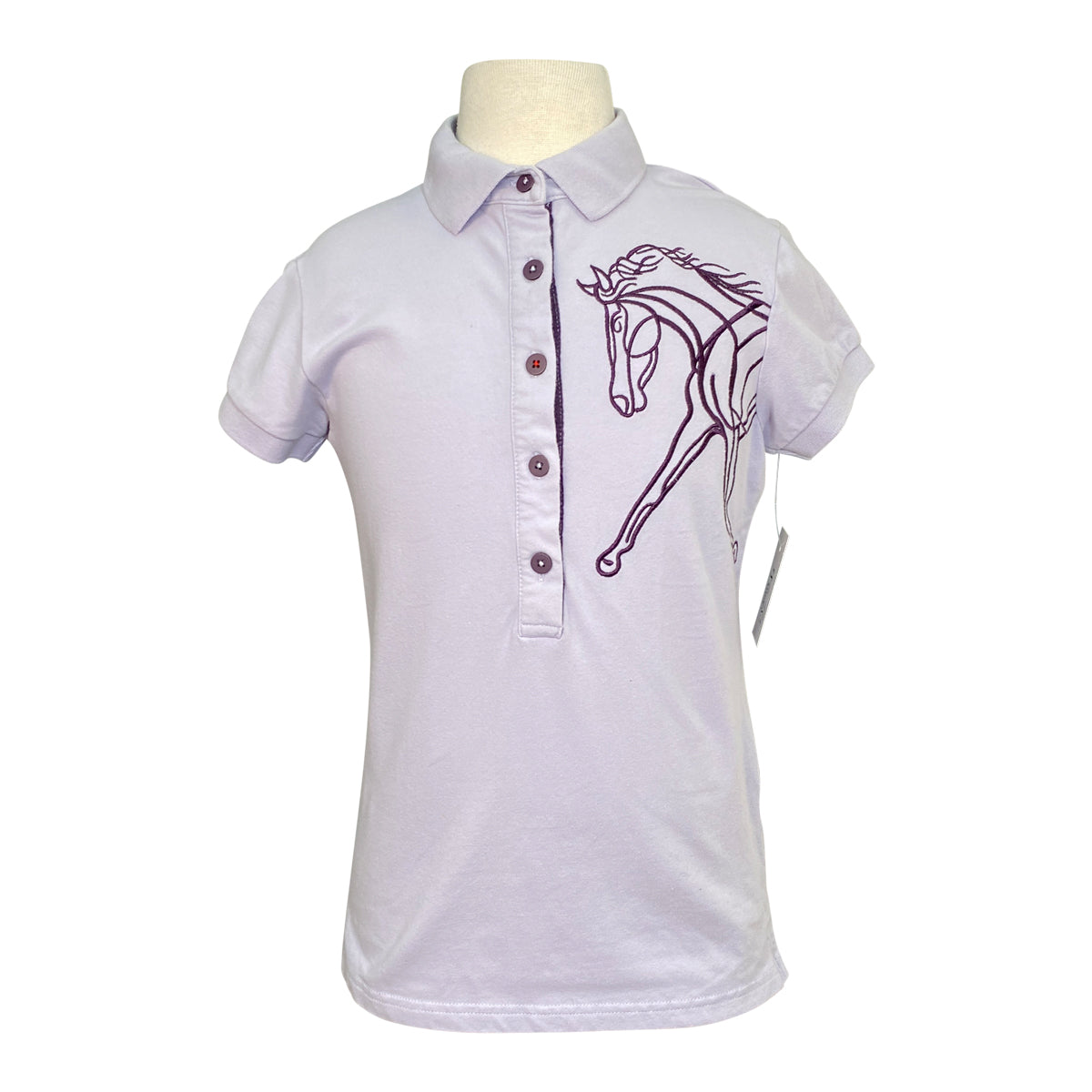 Horseware 'Flamboro' Polo Shirt in Lavender 