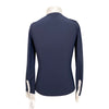 Cavalleria Toscana Long Sleeve Competition Shirt in Navy