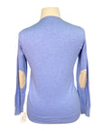 Essex Classics 'Trey' V-Neck Sweater in Sky Blue