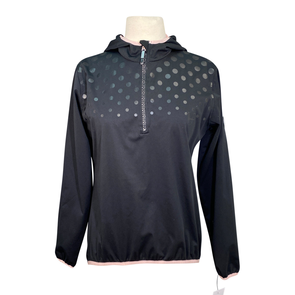Horseware Platinum 1/4 Zip Windbreaker in Black