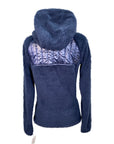 Ariat 'Coalesce' Hoodie Full Zip Sweatshirt in Dark Sapphire