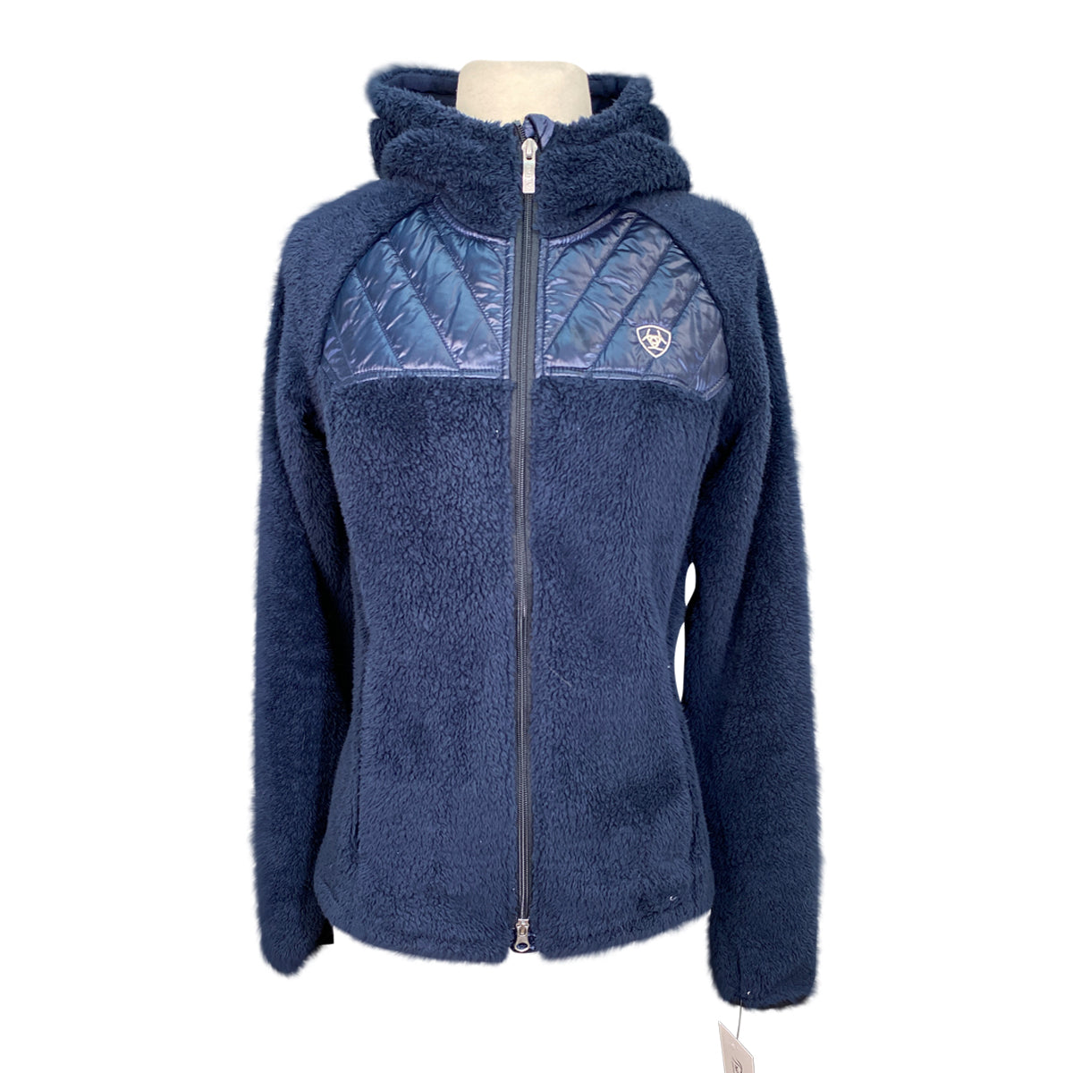 Ariat 'Coalesce' Hoodie Full Zip Sweatshirt in Dark Sapphire