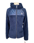 Ariat 'Coalesce' Hoodie Full Zip Sweatshirt in Dark Sapphire