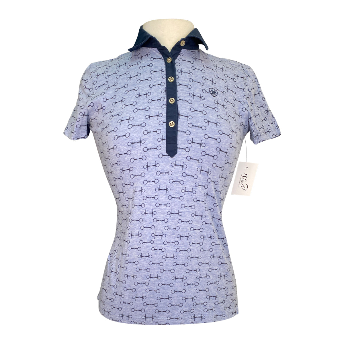 Ariat Polo Shirt in Blue Bits