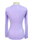 TKEQ The 'Kennedy' Seamless Long Sleeve in Lavendar - Women's M/L