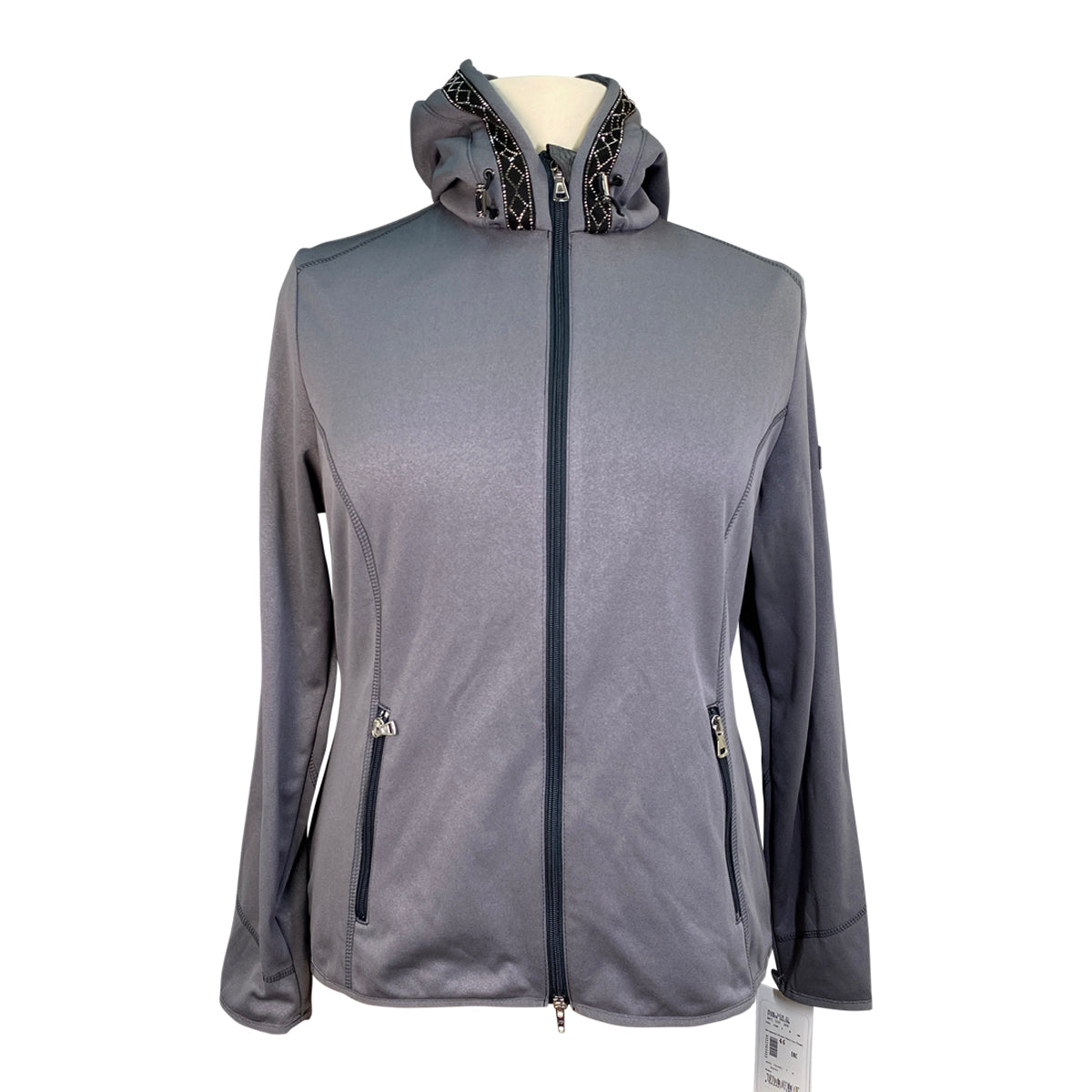 Pikeur 'Dalina' Sports Summer Fleece Jacket in Shimmering Grey 