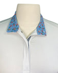 Noble Outfitters 'Allison' Show Shirt in White w/Pineapples