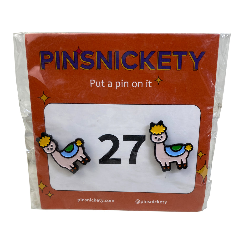 Pinsnickety Show Number Pins in Llamas