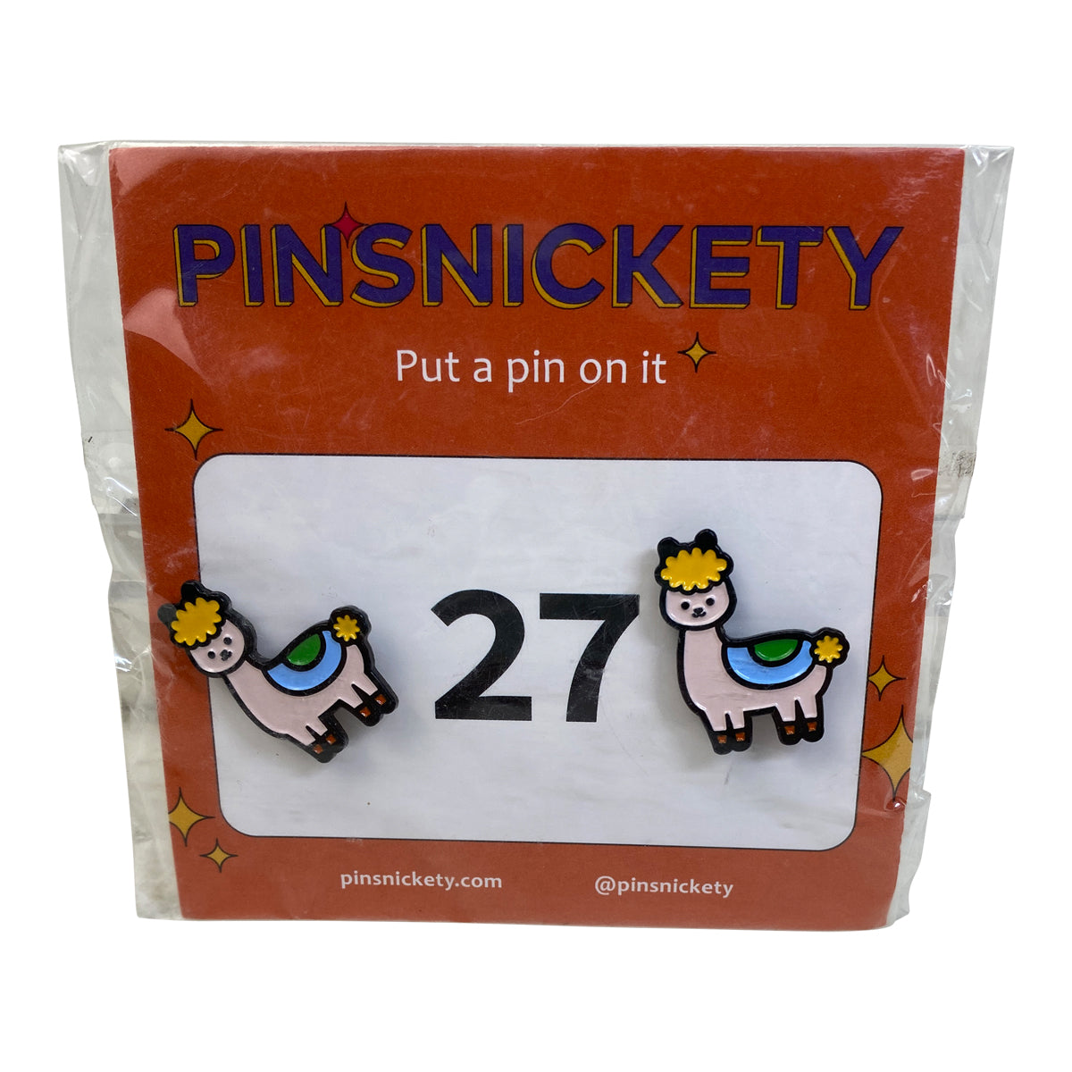 Pinsnickety Show Number Pins in Llamas