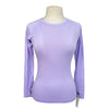 TKEQ The 'Kennedy' Seamless Long Sleeve in Lavendar - Women's M/L