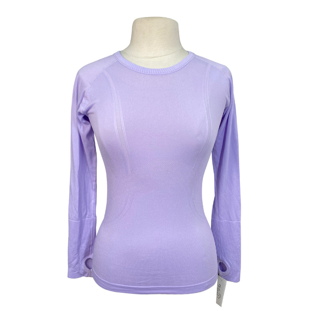 TKEQ The 'Kennedy' Seamless Long Sleeve in Lavendar - Women's M/L