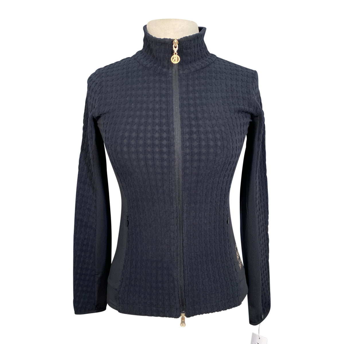 B Vertigo 'Darcey' Technical Fleece Jacket in Anthracite Grey - Women's 6