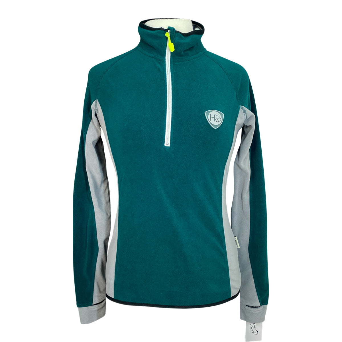 Horseware 'Fiona' 1/4 Zip Fleece Pullover in Pine/Grey