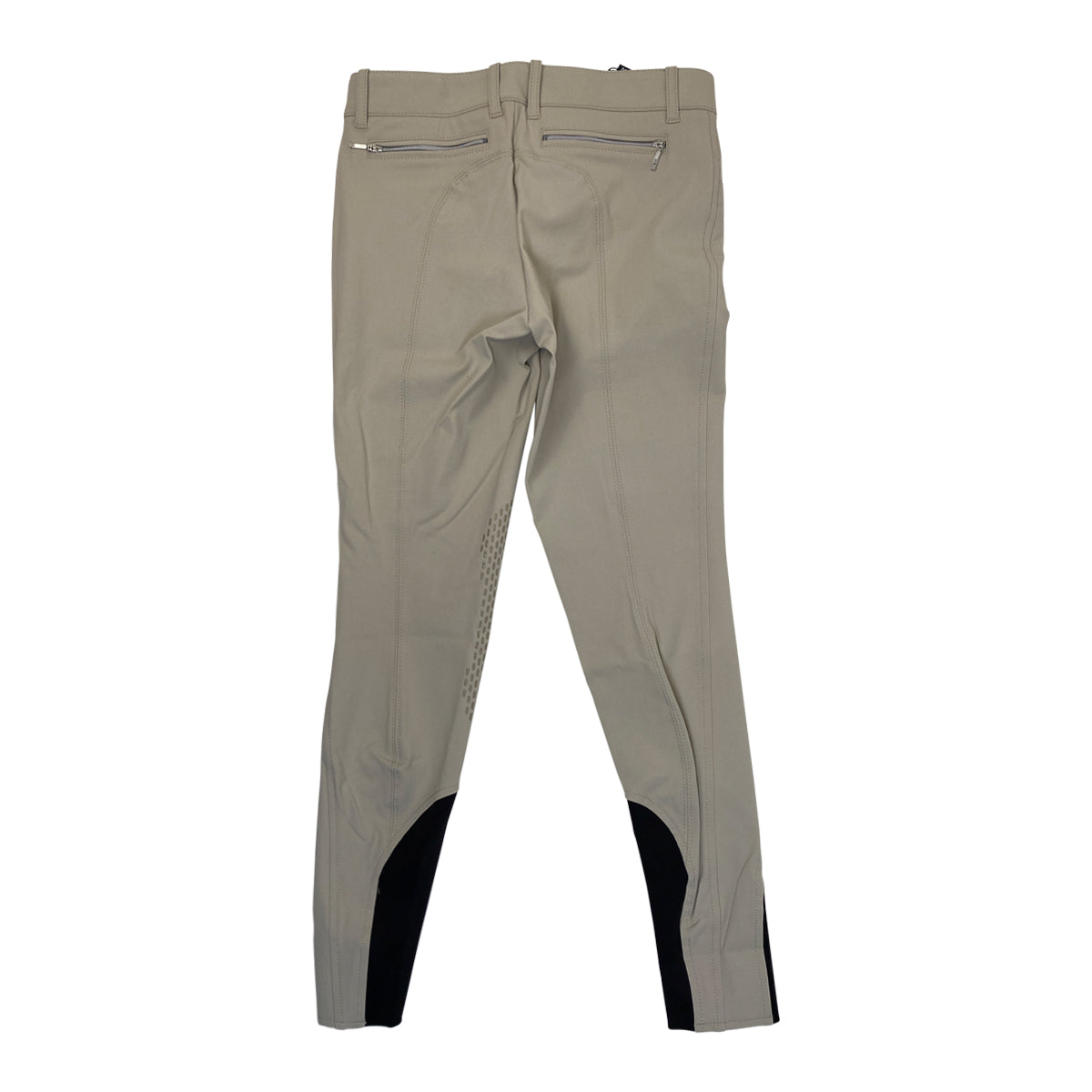 Equiline 'Ash' Knee Patch Breeches in Beige - Women's IT 46 (US 28)