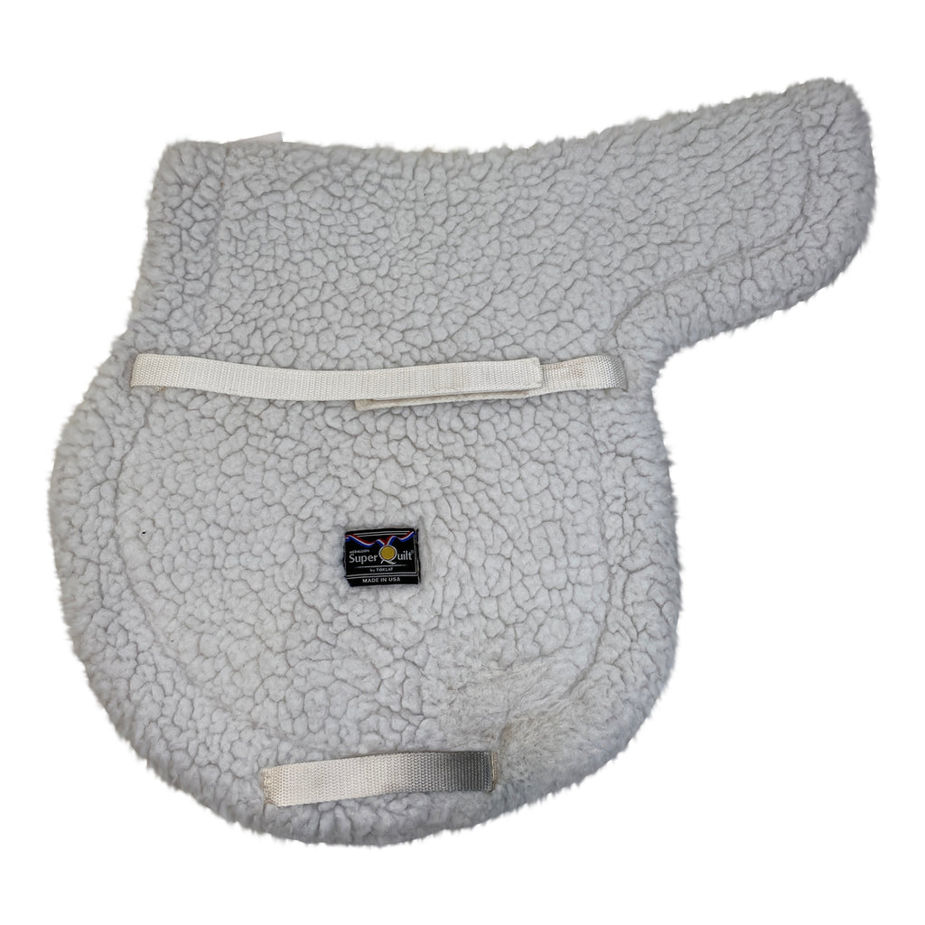 Toklat Medallion Contoured Dressage Saddle Pad in White