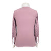 Cavalleria Toscana Mini CT Print L/S Jersey Zip Shirt in Dusty Rose - Children's 8
