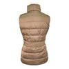 Halter Ego 'Maeve' Quilted Puffer Vest in Champagne