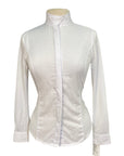 Ariat Long Sleeve Show Shirt in White Pinstripe