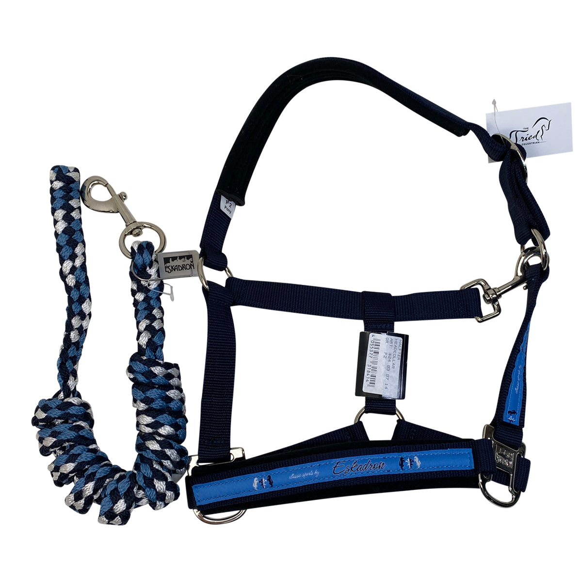 Eskadron &#39;Classic Sports&#39; Halter w/Lead Rope in Navy