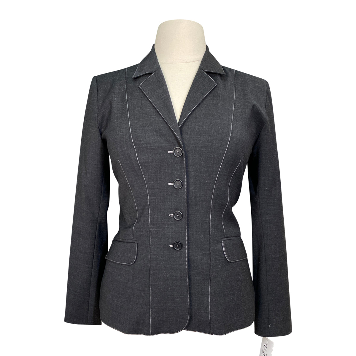 Winston Equestrian Classic Competition Coat in Grey - Women&#39;s 46R (US 12/14)