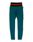 SXC Riding Tights in Teal/Black & Red