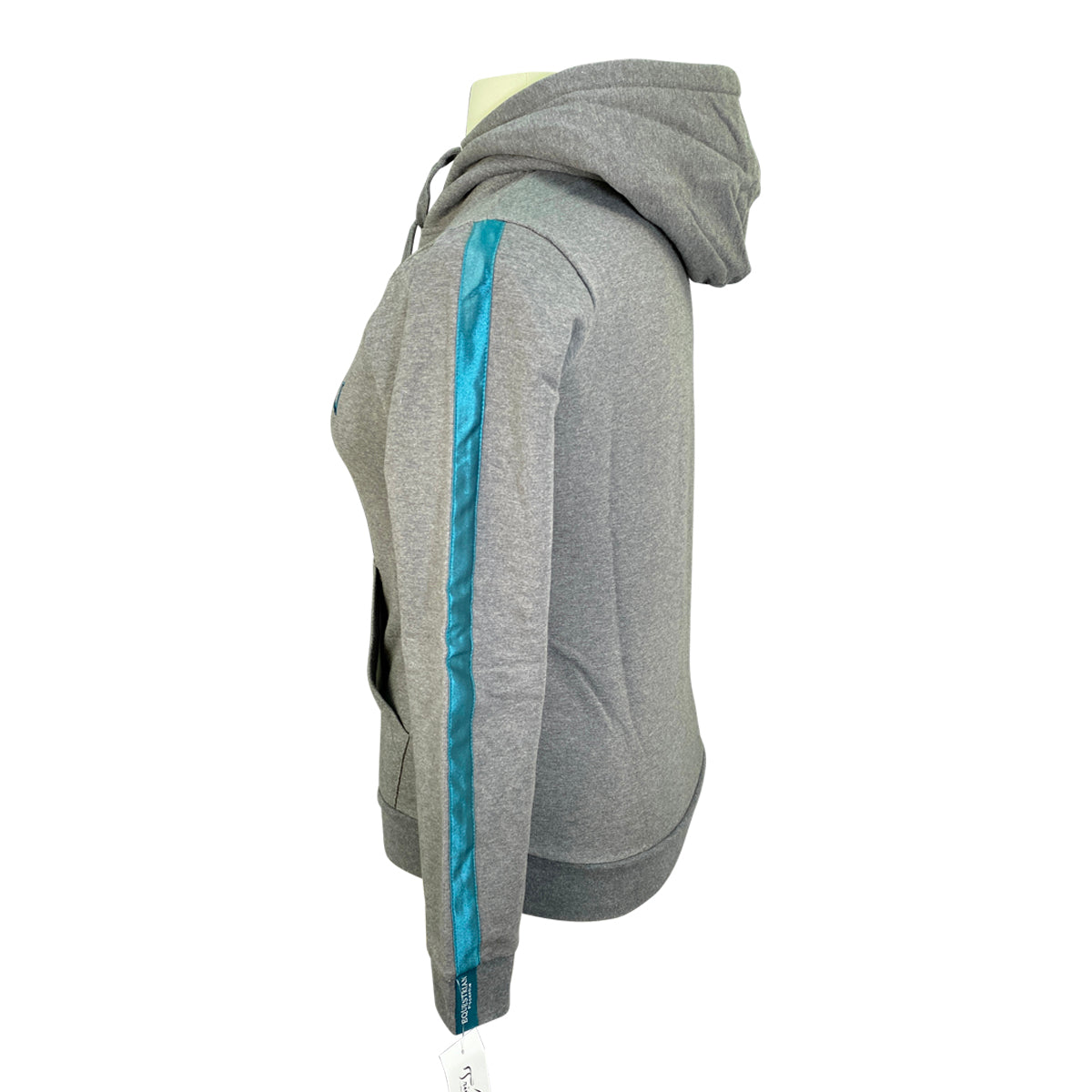 Equestrian Stockholm &#39;Prime&#39; Hoodie: Matt Harnacke Collection in Grey/Turquoise