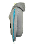 Equestrian Stockholm 'Prime' Hoodie: Matt Harnacke Collection in Grey/Turquoise