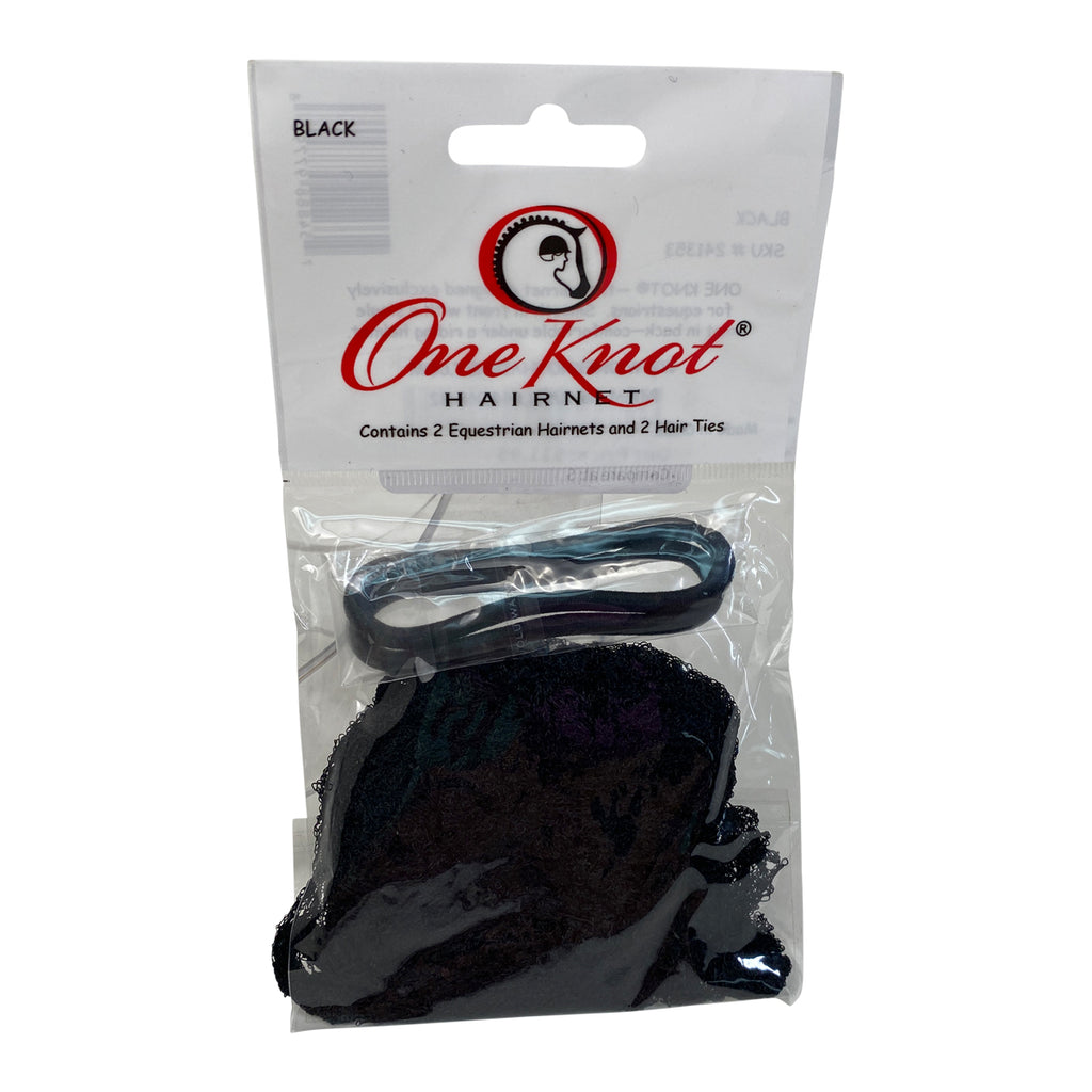 One Knot Hair Net in Black - One Size