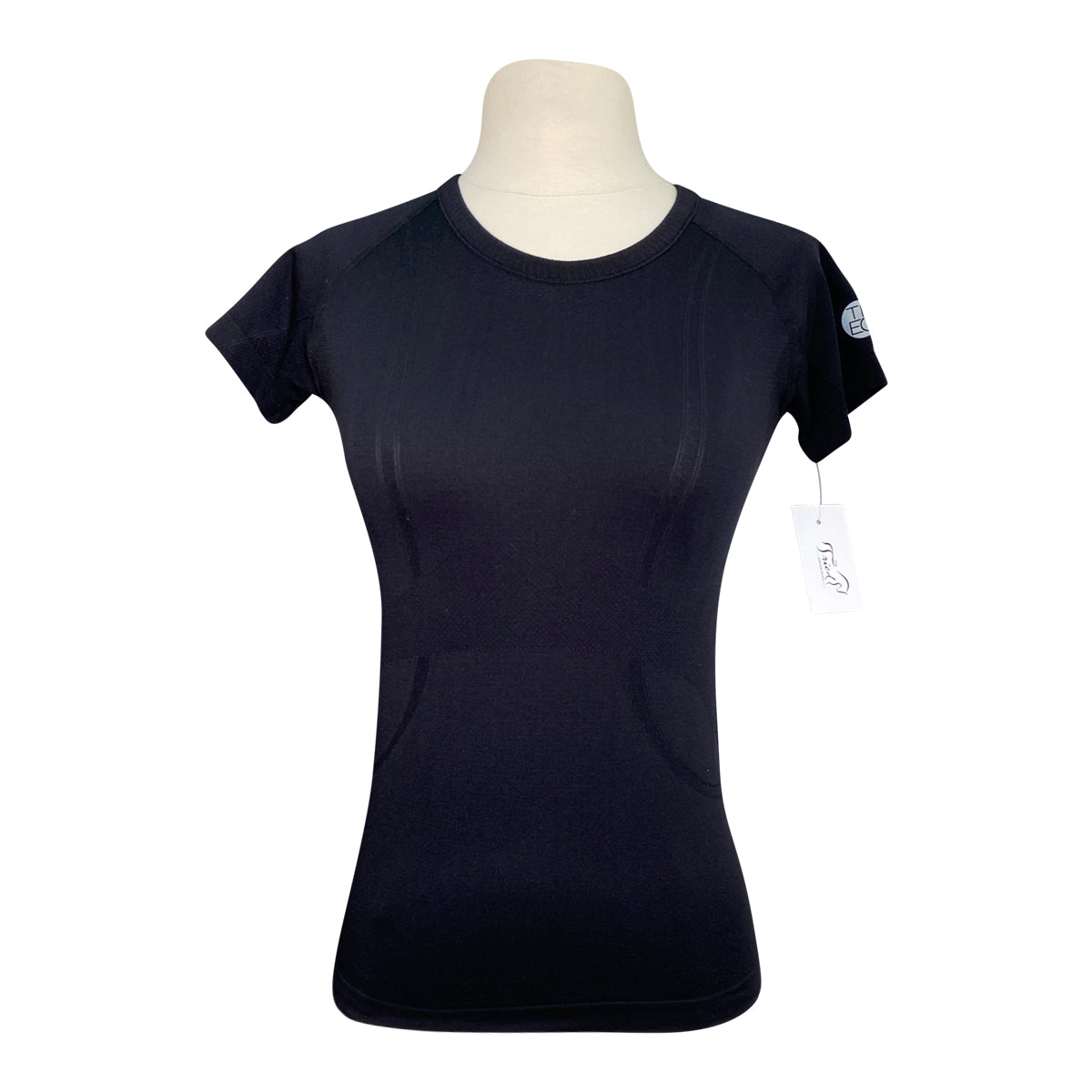 TKEQ 'Kennedy' Seamless Short Sleeve in Black