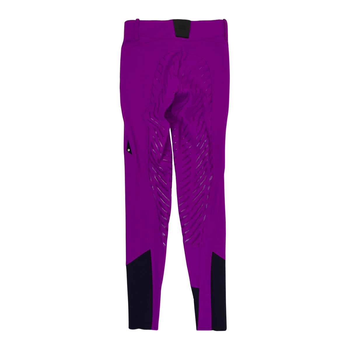 Back of Equiline 'Cantaf' Full Grip Breeches in Violet